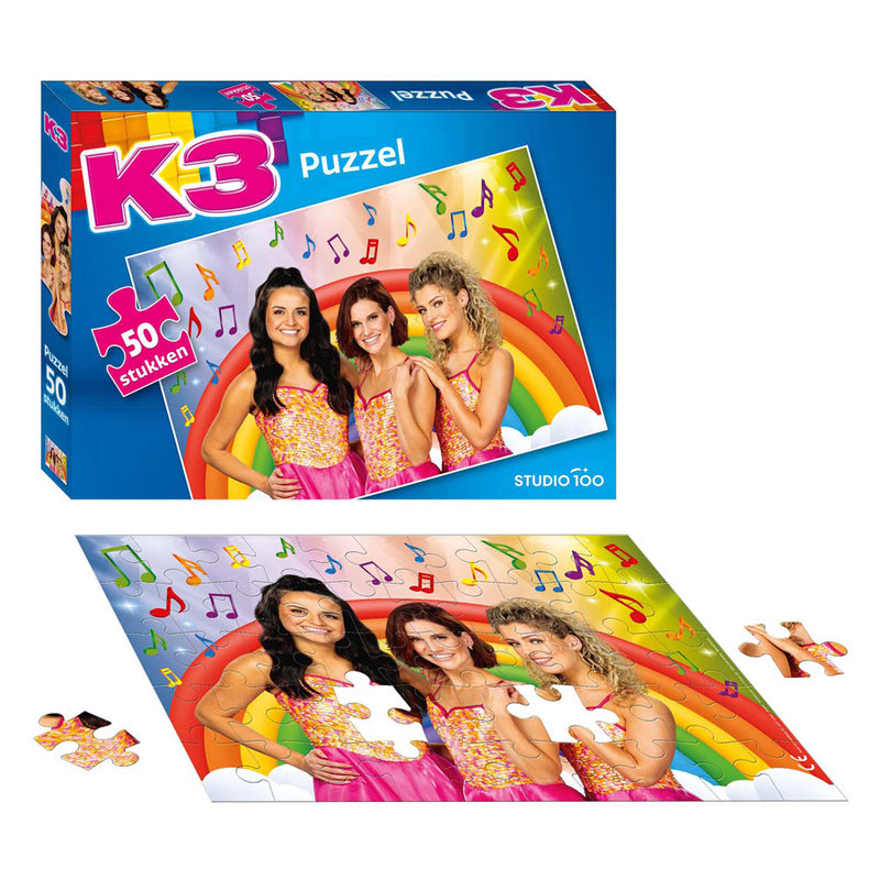 Load image into Gallery viewer, K3 puzzel - zeemeerminjurk, 50st.
