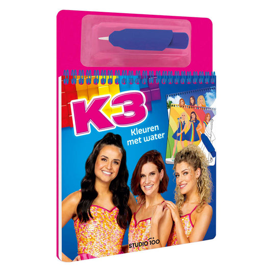Studio 100 k3 kleurboek - kleuren met water