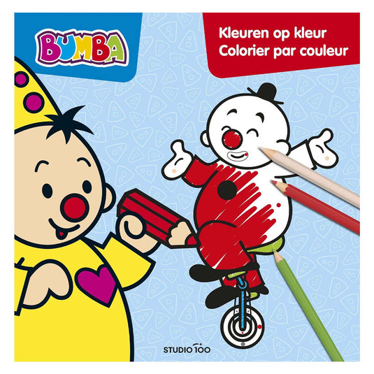 Studio 100 bumba kleurboek - kleuren op kleur