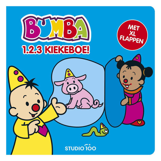 Studio 100 bumba kartonboek - 1, 2 , 3 kiekeboe!