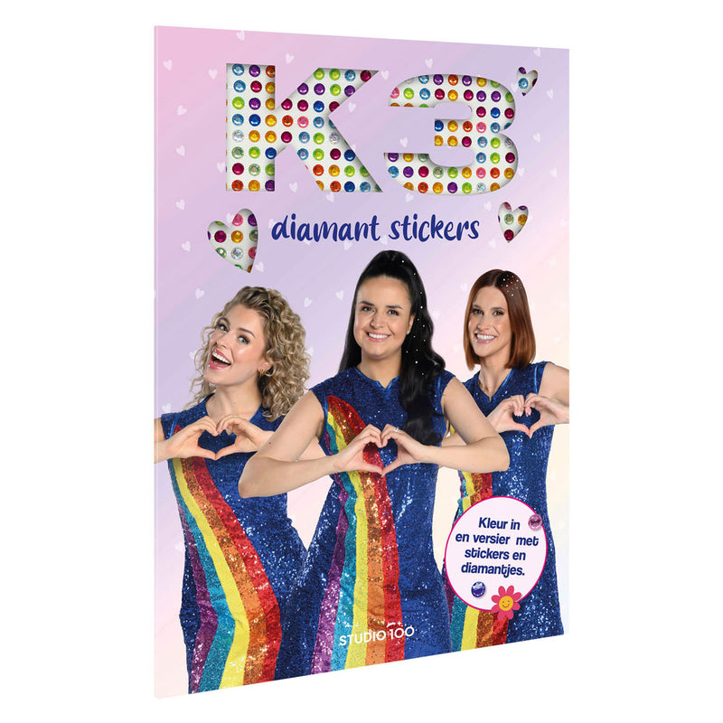 Load image into Gallery viewer, Studio 100 k3 kleurboek - diamant stickers
