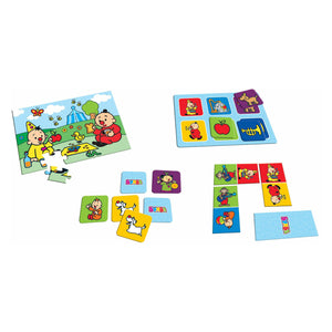 Bumba bordspel - 4 in 1 - puzzel, lotto, domino en memo