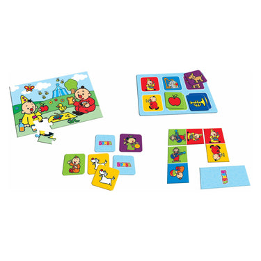 Bumba bordspel - 4 in 1 - puzzel, lotto, domino en memo