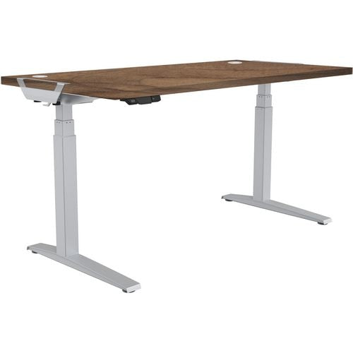 Zit- sta bureau fellowes levado walnoot