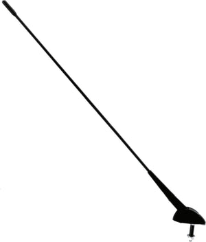 Carpoint fm am dakantenne - verstelbare hellingshoek van 0-50° - mastlengte 43cm – boorgat ø 5mm – inbouwdiepte 22mm – antennekop afmeting 47x30 mm – kabellengte 2 meter