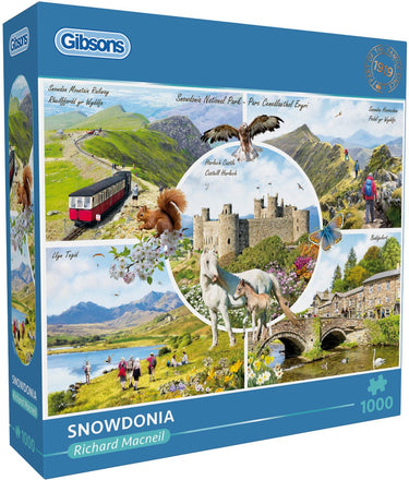 Gibsons - snowdonia - richard macneil - 1000 stukjes - 68×49cm - legpuzzel voor volwassenen
