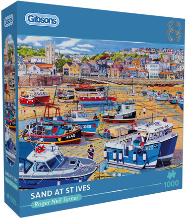 Gibsons - zand bij st ives ( sand at st ives ) - roger neil turner - 1000 stukjes - 68×49cm - legpuzzel voor volwassenen