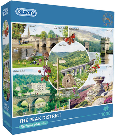 Gibsons - the peak district, v.k. - richard macneil - 1000 stukjes - 68×49cm - legpuzzel voor volwassenen