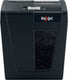 Rexel secure x10 stille papierversnipperaar - p4 snippers - tot 10 vel - 18l - zwart