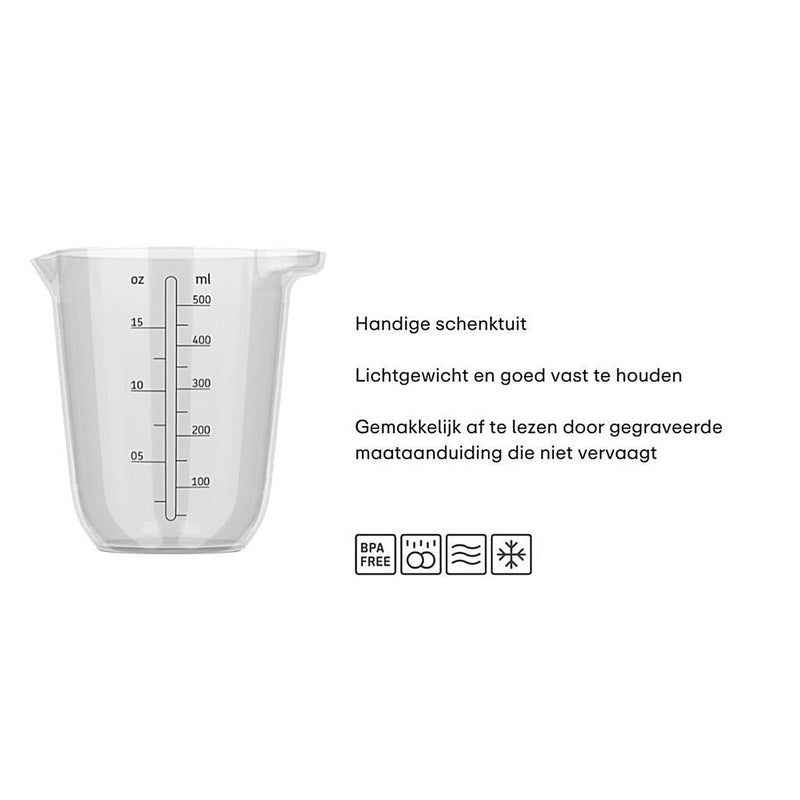 Load image into Gallery viewer, Mepal maatbeker chef it 500ml helder

