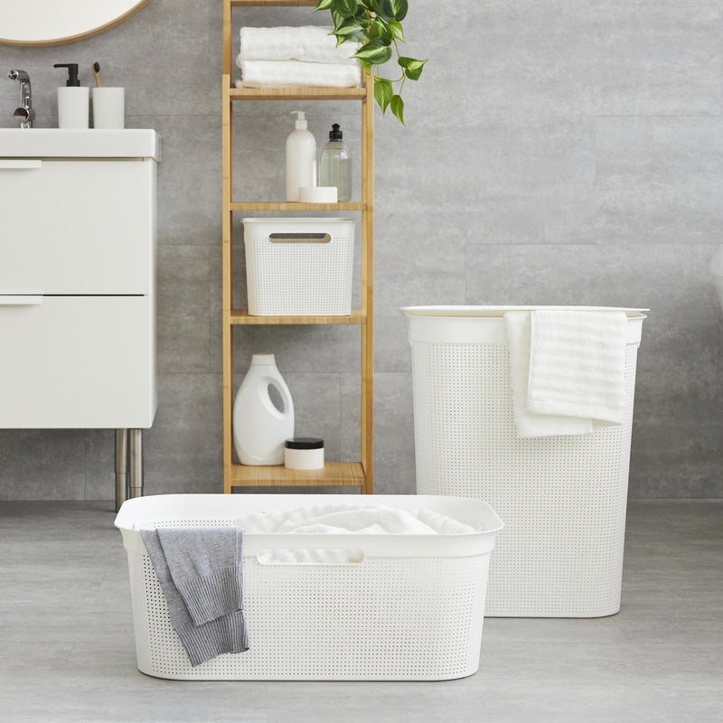 Load image into Gallery viewer, Rotho brisen wasbox 50l wit
