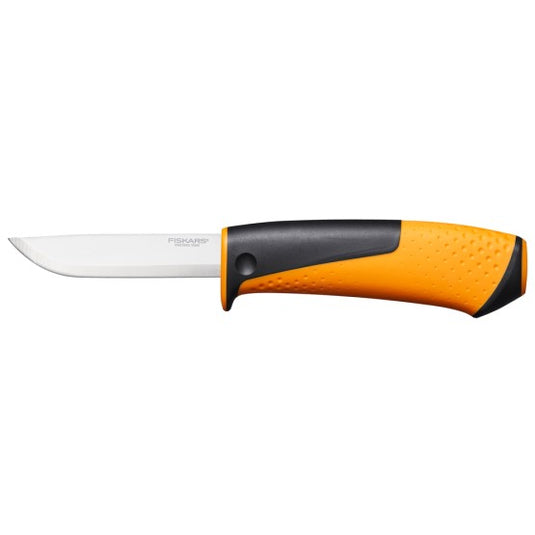Fiskars universeel mes | met slijper | oranje | 1023618 - 1023618