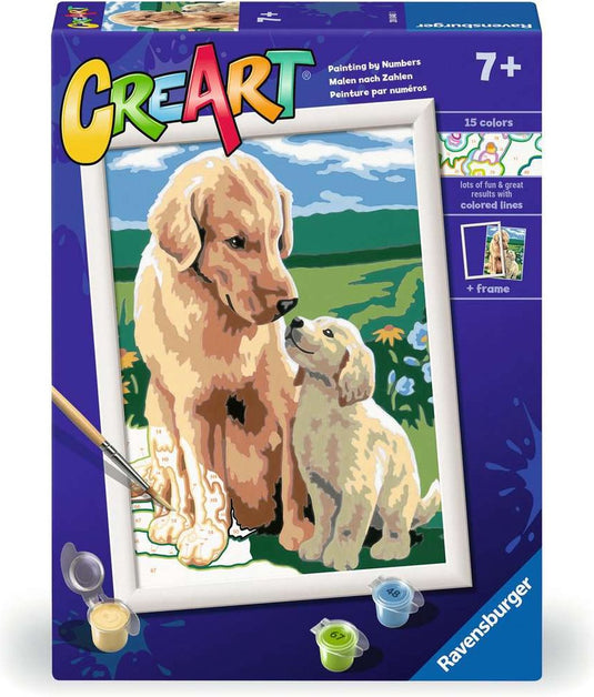 Ravensburger creart motherly love - schilderen op nummer voor kinderen