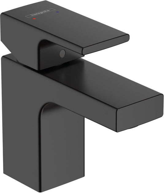 Hansgrohe vernis shape - wastafelmengkraan - ééngreeps bediening - zonder waste - 70mm maat - mat zwart