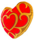 Tomy the legend of zelda mocchi-mocchi knuffel figure heart container 37 cm knuffeles
