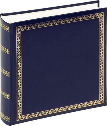 Walther mx-103-l das schicke dicke - classic album - formaat 26 x 25 cm - 100 witte pagina's - blauw