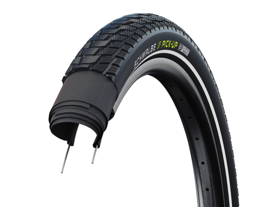 Schwalbe buitenband Pick-Up Perf SD Twinskin 27.5 x 2.60 zw refl