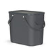 Rotho albula afvalscheider 25l antraciet 34x40x23,5cm