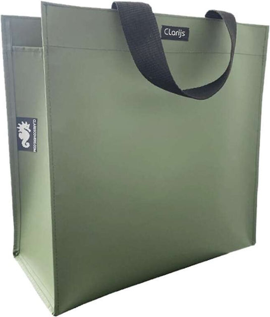 Clarijs shoppertas pvc 23l matt olijf