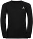Odlo active warm lange mouwen thermoshirt kinderen - zwart - maat 152