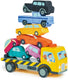 Tender leaf toys tender leaf preschool - stapelaar voertuigen - 7 delen - hout - 18 maanden