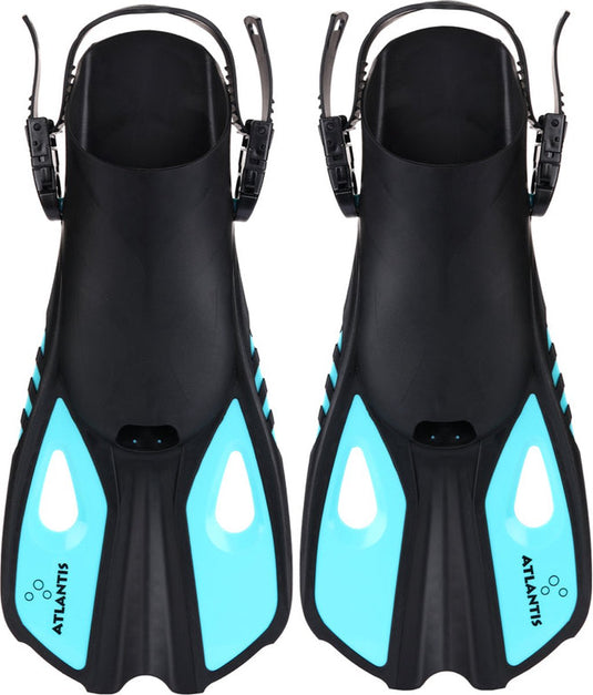 Atlantis snapper - zwemvliezen - flippers - volwassenen - zwart turquoise - 42-47