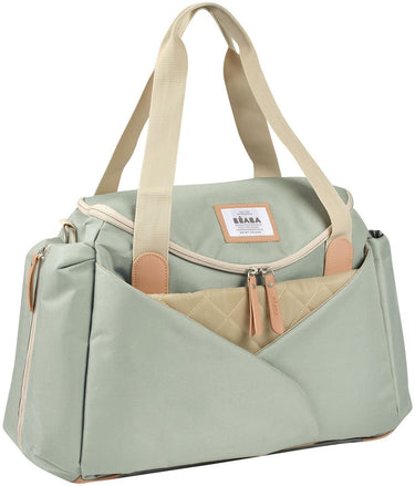 Béaba sydney luiertas - uitneembare verschoningsmat - veel opbergruimte - isothermisch vak - sage green