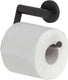 Tiger noon - wc rolhouder zonder klep - toiletrolhouder - zonder boren - boren of lijmen - zwart