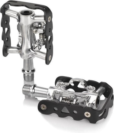 Xlc freestyle pd-s20 – fietspedalen mtb – klikbevestiging – 9 16 – aluminium – zwart