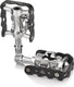 Xlc freestyle pd-s20 – fietspedalen mtb – klikbevestiging – 9 16 – aluminium – zwart