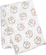 Lulujo - hydrofiele doek - swaddle - bamboo - 120x120 cm - peace