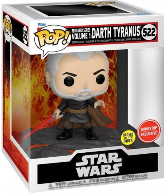 Funko pop! red saber series volume 1: darth tyranus - pop