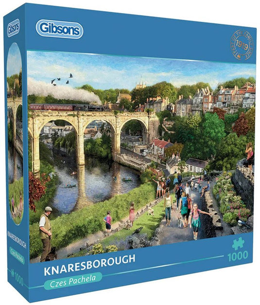 Gibsons - knaresborough (door czes pachela) - 1000 stukjes 68×49cm (b×h) - legpuzzel voor volwassenen