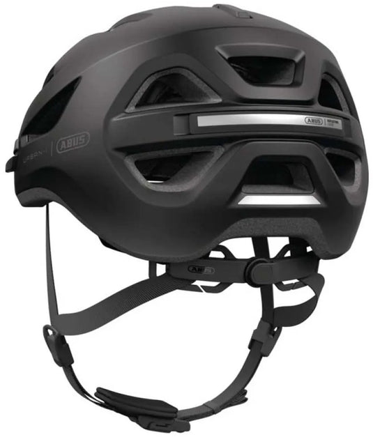 Abus fietshelm urban-i 4.0 lr velvet black l - 57-61 cm - zwart - geschikt voor gebruik op elektrische fietsen - stadsfietsen - 280 g