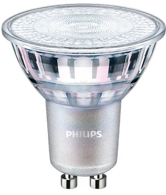 Philips led philips - master value led spot gu10 par16 3.7w 365lm 36d - 930 warm wit | beste kleurweergave - dimbaar - vervangt 50w