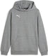 Puma teamgoal casuals hoody jr jongens sporttrui - medium gray heather- white