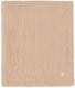 Jollein baby deken wieg jersey 75x100cm - jacquard biscuit - gots