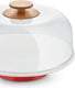 Alessi stolp mattina taartstolp glazen stolp kaasstolp afdekstolp - bg06 r - rood - ø 31 cm - door big-game
