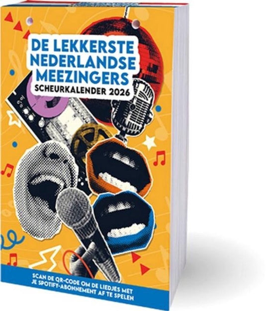 Interstat de lekkerste nederlandse meezingers scheurkalender 2026