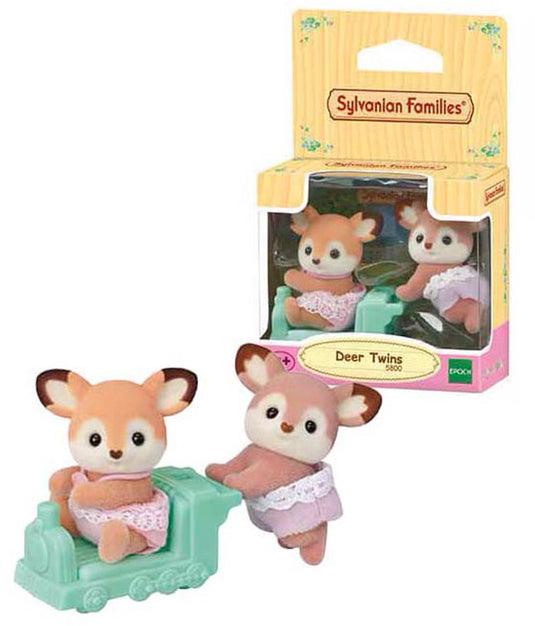 Sylvanian families 5800 tweeling herten- 2 fluweelzachte speelfiguren