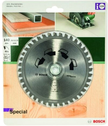 Bosch cirkelzaagblad special 140 x 20 x 2,2 mm - 40