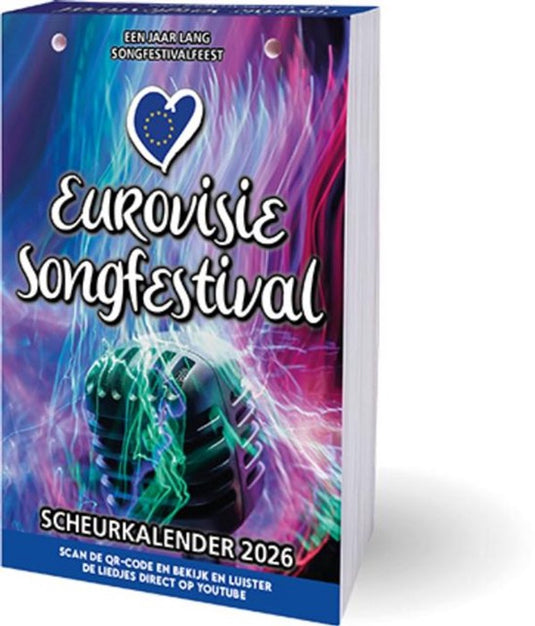 Interstat songfestival scheurkalender 2026