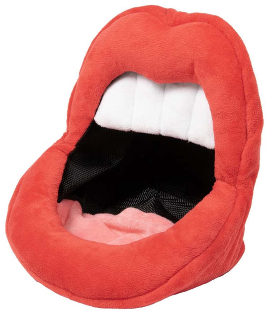 Coockoo knuffelspeeltje happy hangry 17x18x18cm rood