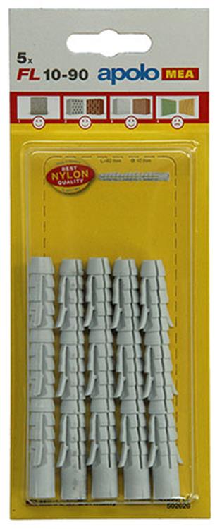 Afbeelding laden in galerijviewer, Celo 1015388 - 5 lange nylon pluggen fl 502626 10 mm | 5 stuks
