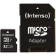 Microsdhc-kaart intenso 32 gb 45mb s zwart