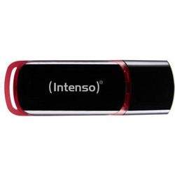 Usb-stick intenso 32 gb usb 2.0 zwart, rood