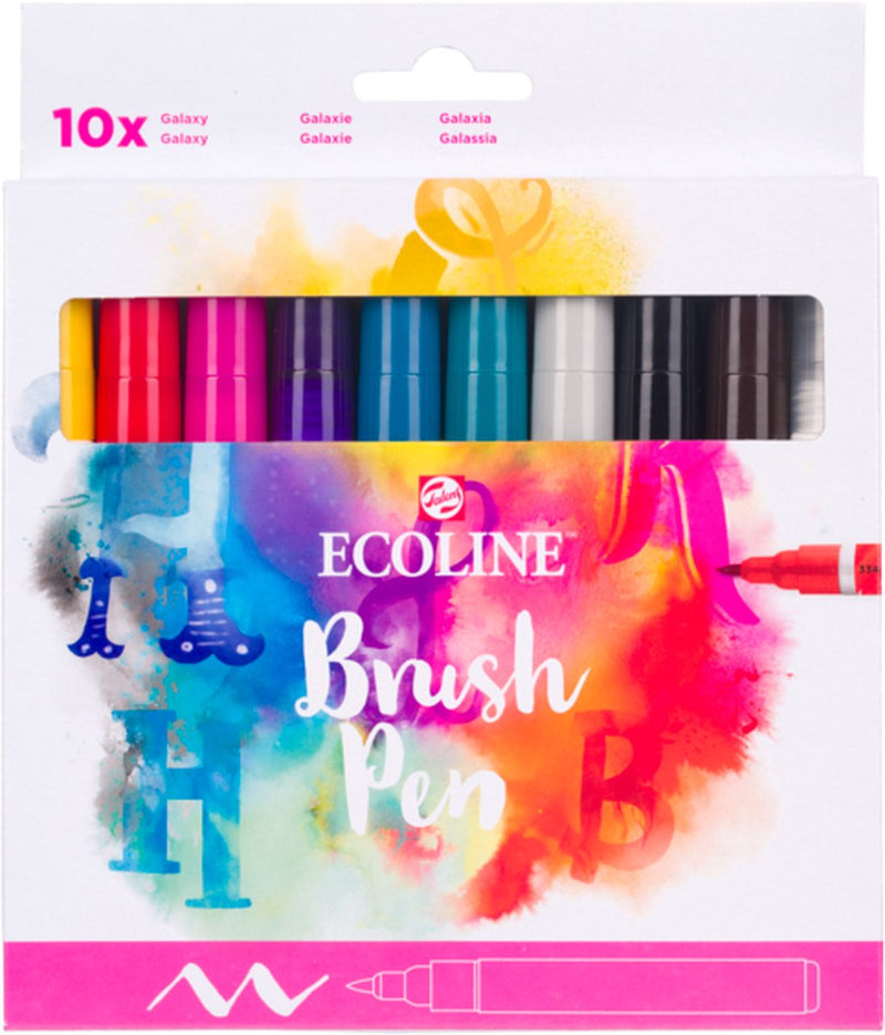 Load image into Gallery viewer, Ecoline brush pen set galaxy, 10 kleuren
