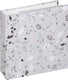 Walther me-298-3 terrazzo - memo insteekalbum - formaat 22 x 22 cm - 200 foto's 10 x 15 cm - steen grijs