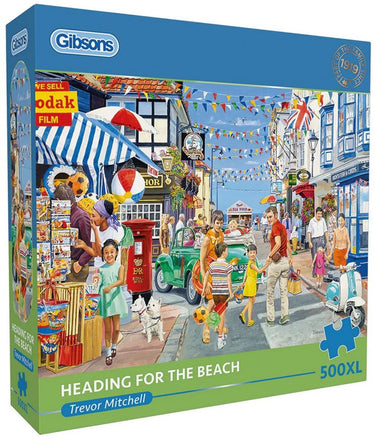 Gibsons - heading for the beach (door trevor mitchell) - 500xl stukjes 68×49cm (b×h) - legpuzzel voor volwassenen