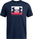 Under armour ua m boxed sports updated ss-blu heren sportshirt - academy - rood
